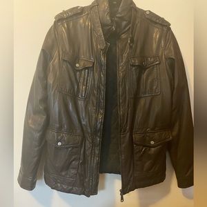 Massimo Rebecchi | Mens Brown Leather Jacket | Size 38 US | NWOT